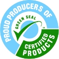 Proud Producers of Green Seal Certified Products