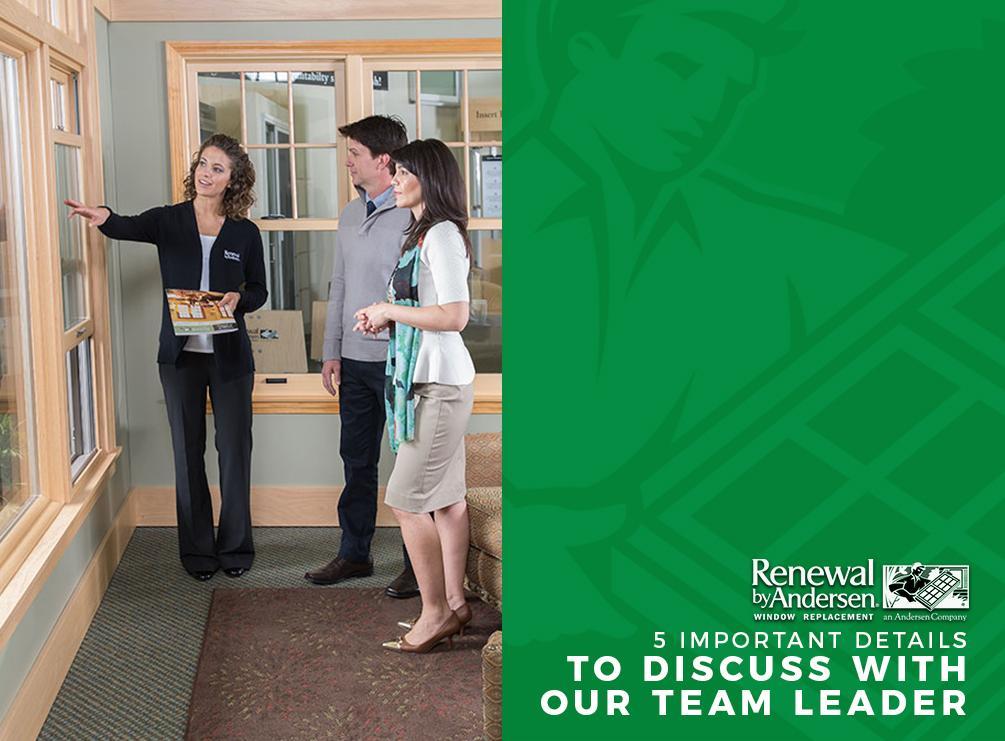 5 Important Details to Discuss With Our Team Leader