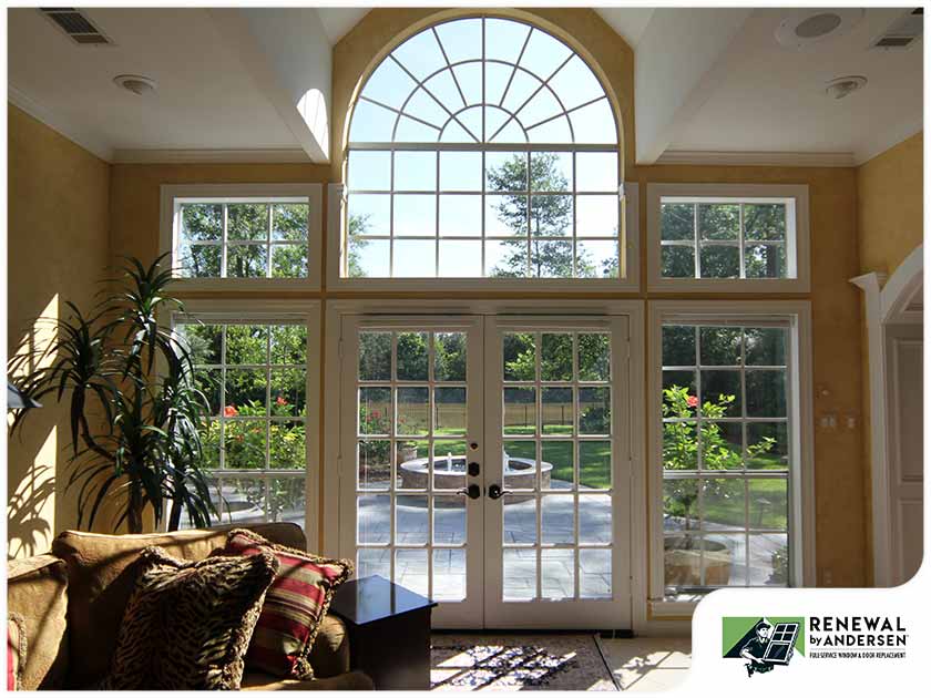 Specialty Windows with Backyard View