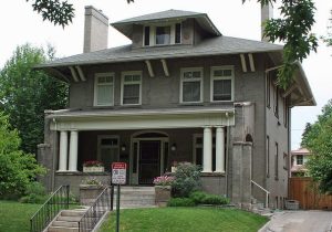 American FourSquare Home - The John Elivera Doud House CO