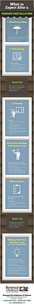 InfograInfographics: What to Expect After a Window Installationphics What to Expect After a Window Installation