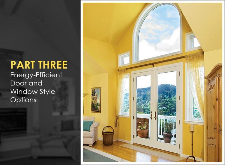 Lowering Energy Consumption How Your Doors and Windows Contribute – PART 3 Energy-Efficient Door and Window Style Options