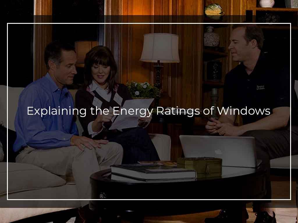 Explaining the Energy Ratings of Windows