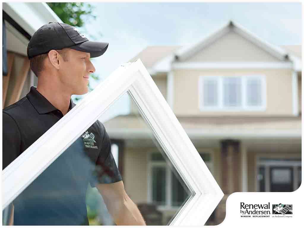 White Window Installation