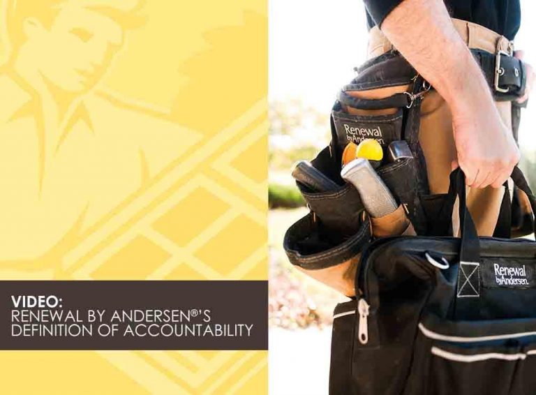 Video: Renewal by Andersen®’s Definition of Accountability